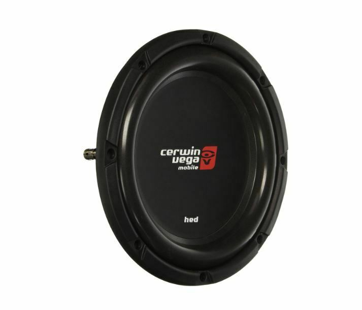 1x CERWIN VEGA HS104D 800W 10? Dual 4 Ohm HED Shallow Series Subwoofer - Sellabi