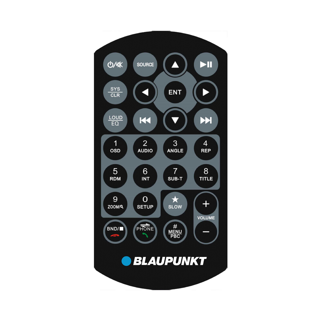BLAUPUNKT AUSTIN 440 7" 1-DIN DVD Receiver w/ Bluetooth AUS440 + Rear Cam 30BK - Sellabi