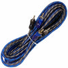 Complete 4 Channels 2500W 4 Gauge Amplifier Installation Wiring Kit Amp PK1 Blue - Sellabi