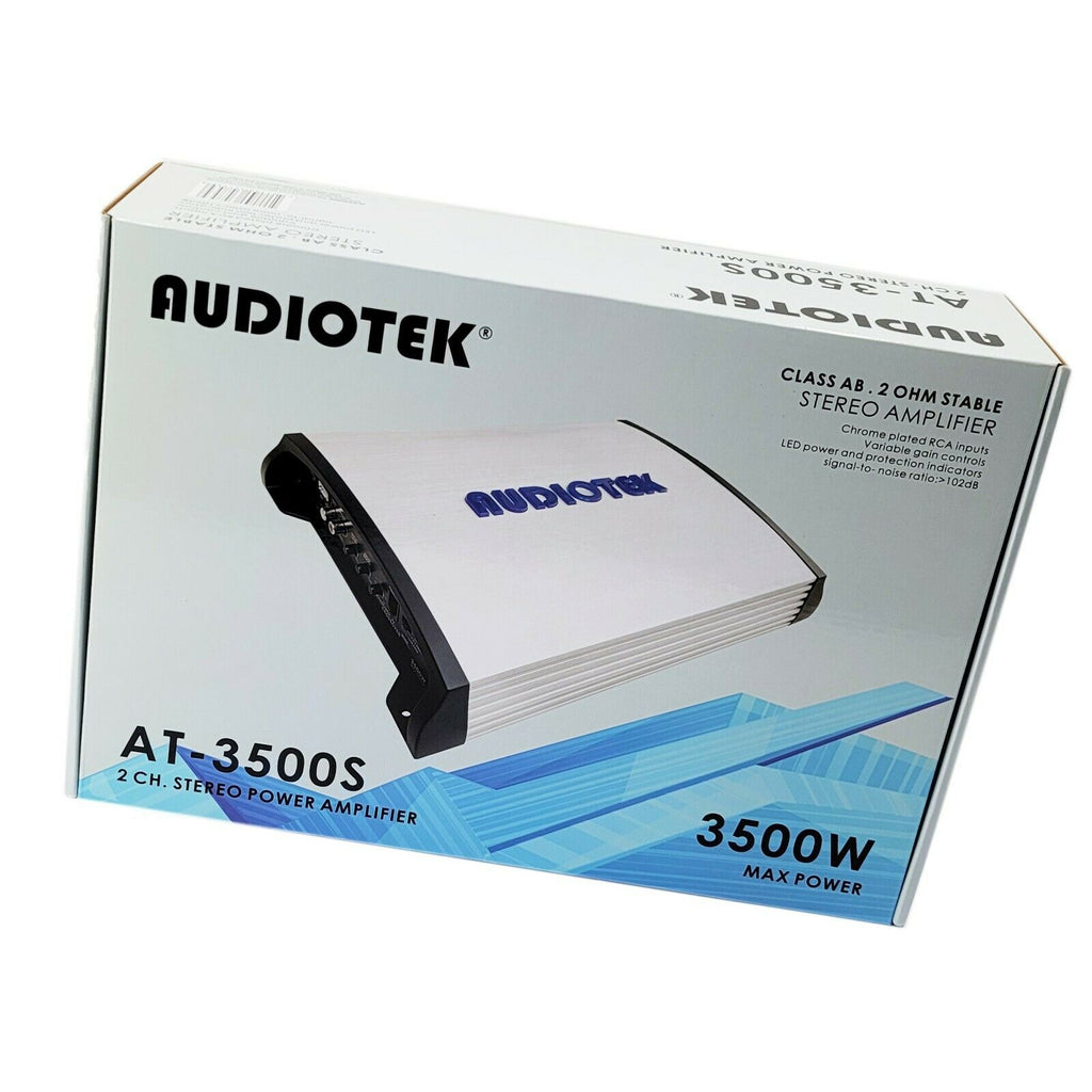 Audiotek Full Range 3500 WATTS  2 Channel Class A/B Stereo Car Audio Amplifier - Sellabi