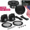 2 PAIRS NEW Rockford Fosgate R14X2 120W 4"x4" 2-Way Coaxial Car Audio Speakers - Sellabi