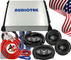 4x Power Acoustik  6x9″ & 6.5″ Speakers + Audiotek AT-804 Amplifier +4CH Amp Kit - Sellabi