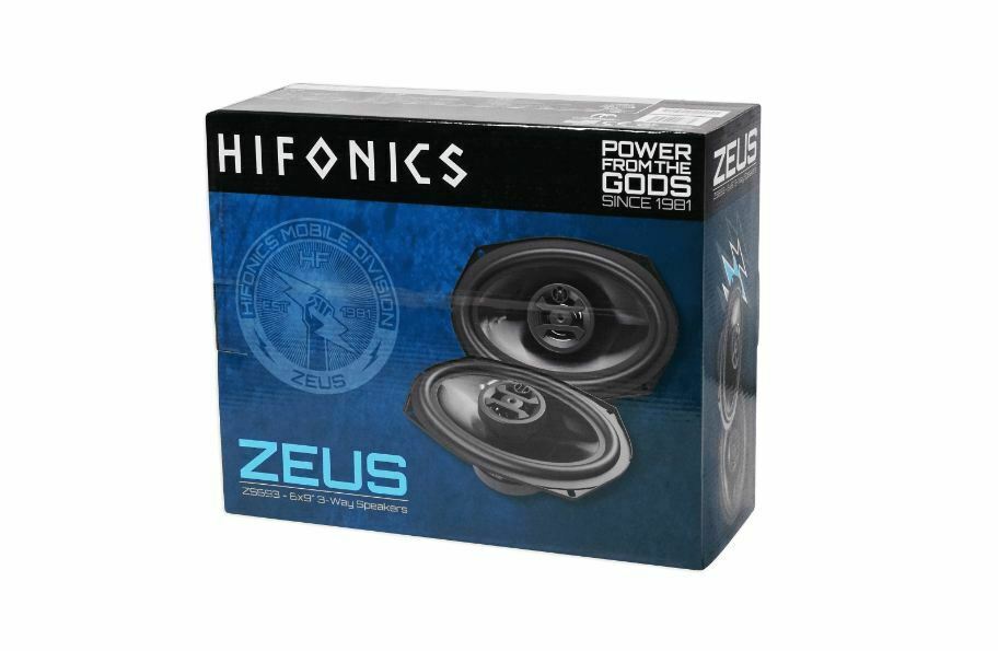 4x Hifonics ZS693 Zeus 6x9 inch 3 Way 800 WATT Car Audio Coaxial Speaker System - Sellabi