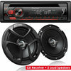 Pioneer DEH-S1200UB CD Receiver USB +  2x JVC CS-J620 6.5" 300 Watts Speakers - Sellabi