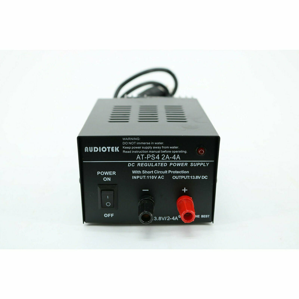 AT-PS4 13.8V 4A Amp Heavy Duty DC Regulated Power Supply Grade with Cable New - Sellabi