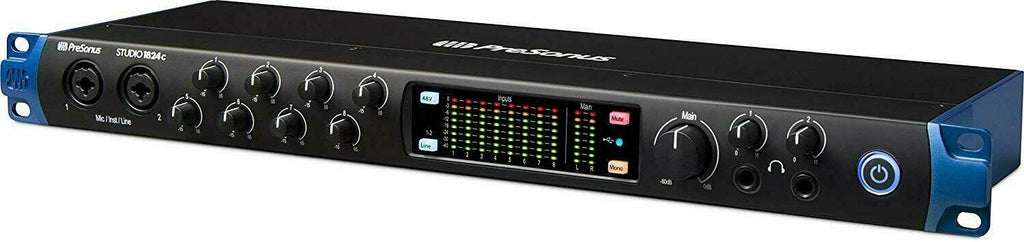 PreSonus Studio 1824c 18x20, 192 kHz, USB-C Audio Interface, 8 Mic Pres-10 Line - Sellabi