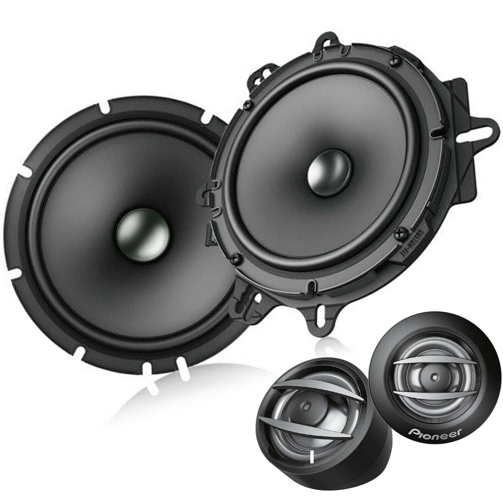 NEW Pioneer TS-A1607C 6.5" 2-Way Car 700 Watts Component Speaker 6-1/2" - 2 Sets - Sellabi