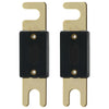 2 x 250 Amp ANL Inline Gold Plated Electrical Protection Fuse Blade for Vehicle - Sellabi