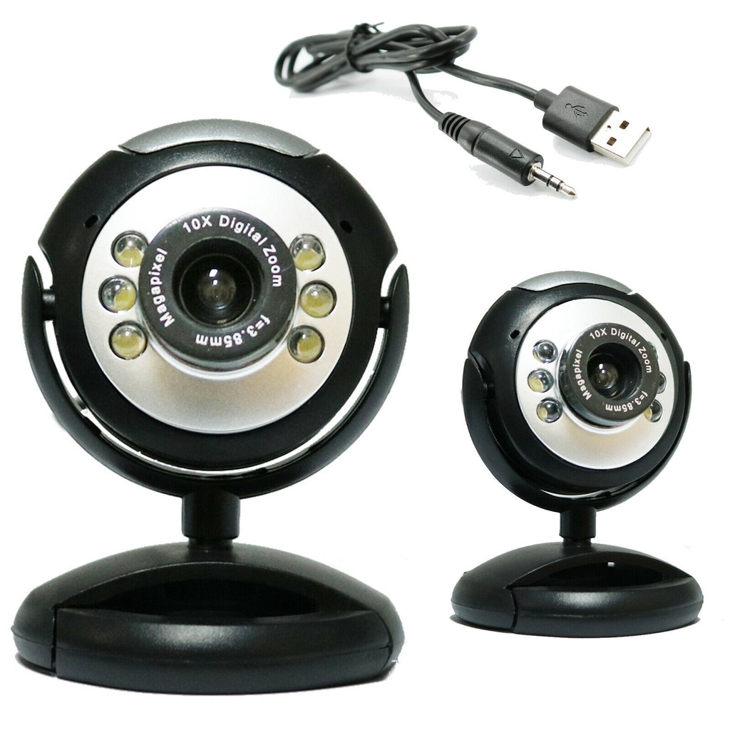 HD 480P Webcam w/ USB Interface Auto Focusing Web Camera For PC Desktop Laptop - Sellabi