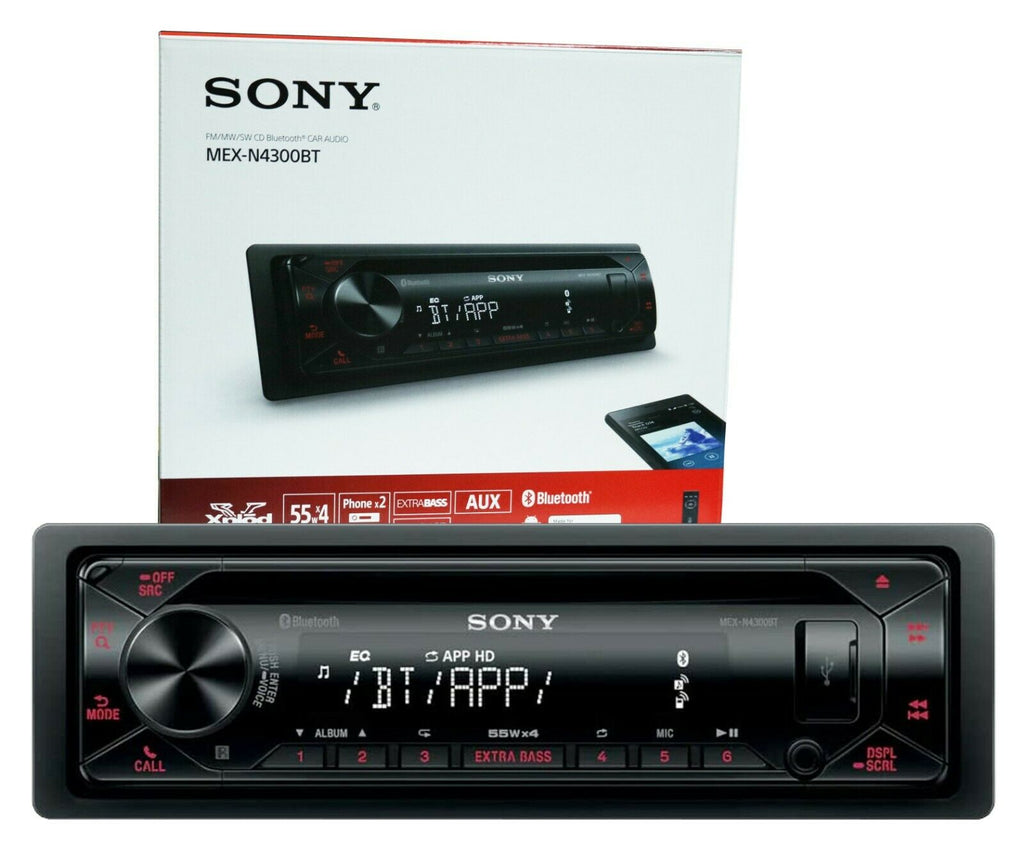 SONY MEX-N4300BT CD Receiver with BLUETOOTH / FM / MW / SW Car Audio - Sellabi