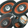 4x Audiobank AB790 6x9" 1000 Watt Max 4-Way Car Audio Stereo Coaxial Speakers - Sellabi