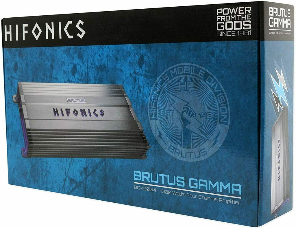 Hifonics BG-1000.4 Brutus Gamma 4 Channel Super Class A/B 1000 Watt Car Amp - Sellabi