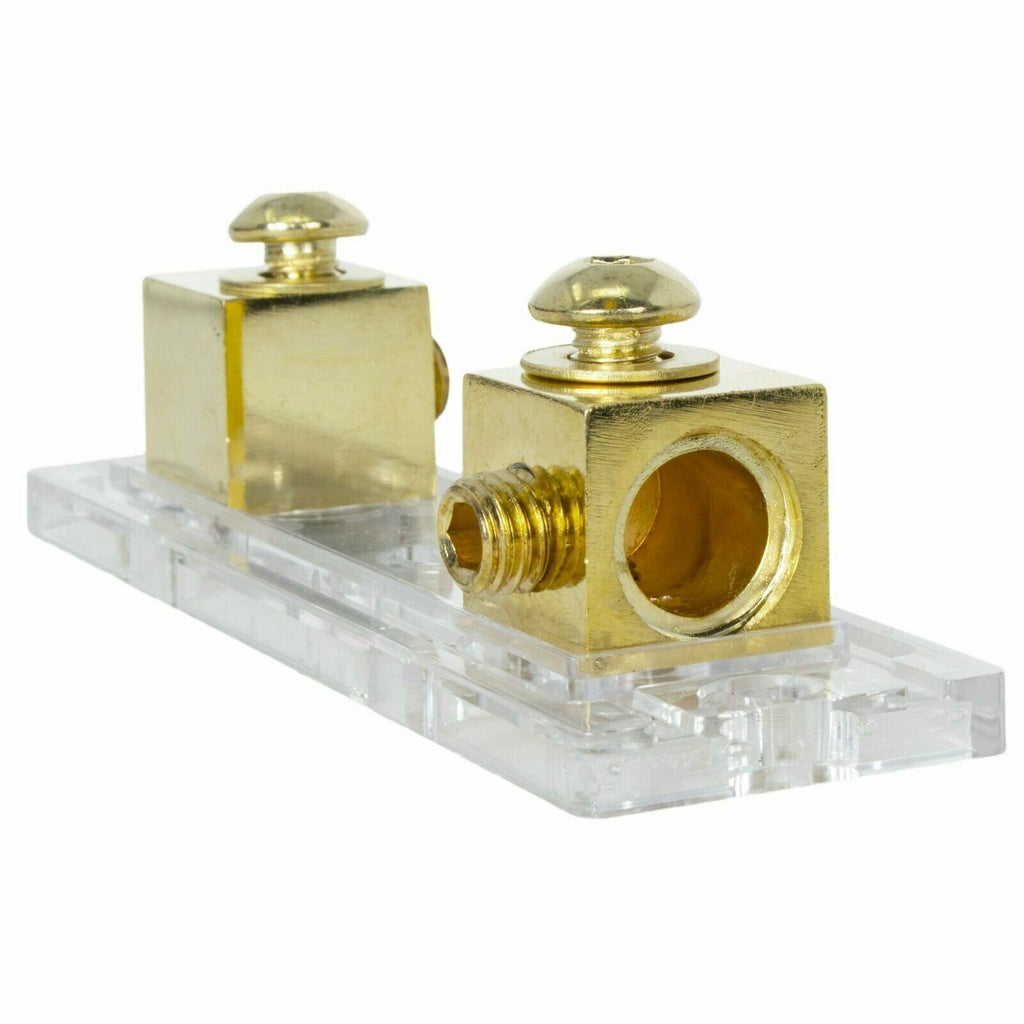 0 / 2 / 4 Gauge Inline ANL Fuse Holder Gold Series + 200A Fuse X Audio XANL150P - Sellabi