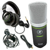 Mackie EM-91CU USB Condenser Microphone + MC-100 Pro Closed-Back Headphones - Sellabi