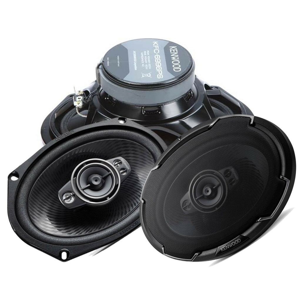 2x Kenwood KFC-6996PS 6"x9" 5-Way 650 Watt 4 ohms Custom Fit Car Audio Speakers - Sellabi