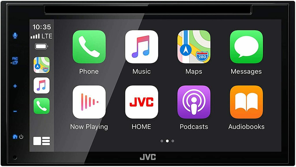 JVC KW-V66BT MP3 CD DVD Receiver 6.8" Touchscreen Apple CarPlay Android Auto NEW - Sellabi