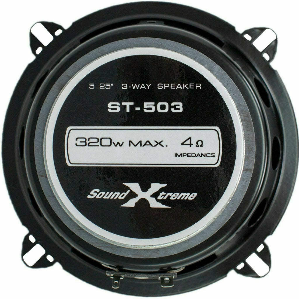 New Soundxtreme 5.25" in 3-Way 320 Watts Coaxial Car Speakers CEA Rated (Pair) - Sellabi