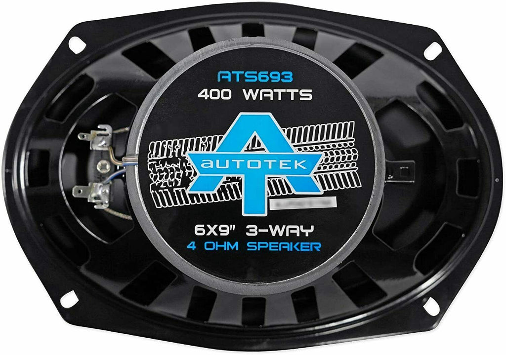 2x Autotek PRO Hi PROformance Full Range 6x9" 400W 3-Way CarAudio  Speaker - Sellabi