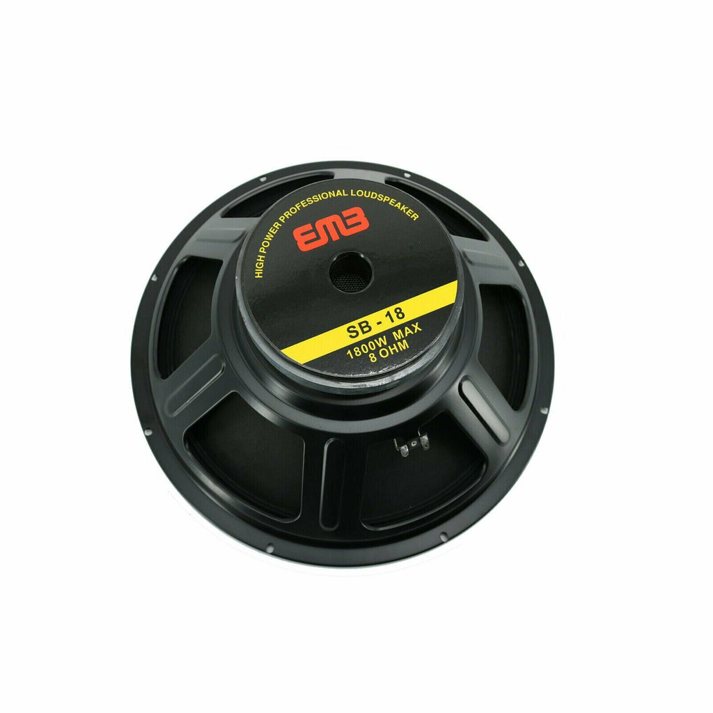 2x EMB SB-18 1800W 18" 8-Ohm Replacement Speaker for JBL,Yamaha,Cerwin,Peavey... - Sellabi