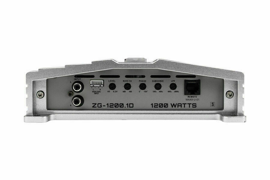 Hifonics ZG-1200.1D 1200W Amplifier + Warzone WZ10D4 10-Inch Sub + 4 Ga Amp Kit - Sellabi