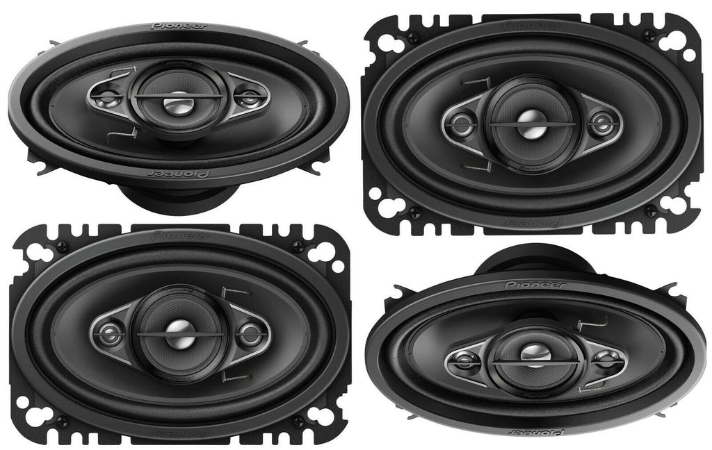 Pioneer TS-A4670F 4"x6" -4-way, 210 Watts Power/Pair Coaxial Car Speaker -2Pairs - Sellabi