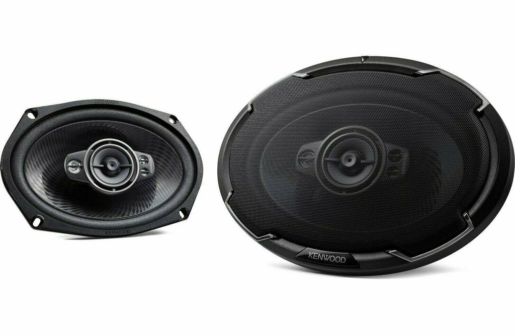 2x Kenwood KFC-6996PS 6" x 9" 5-Way Car Audio 650 Watts Speakers + 2 Boxes NEW - Sellabi