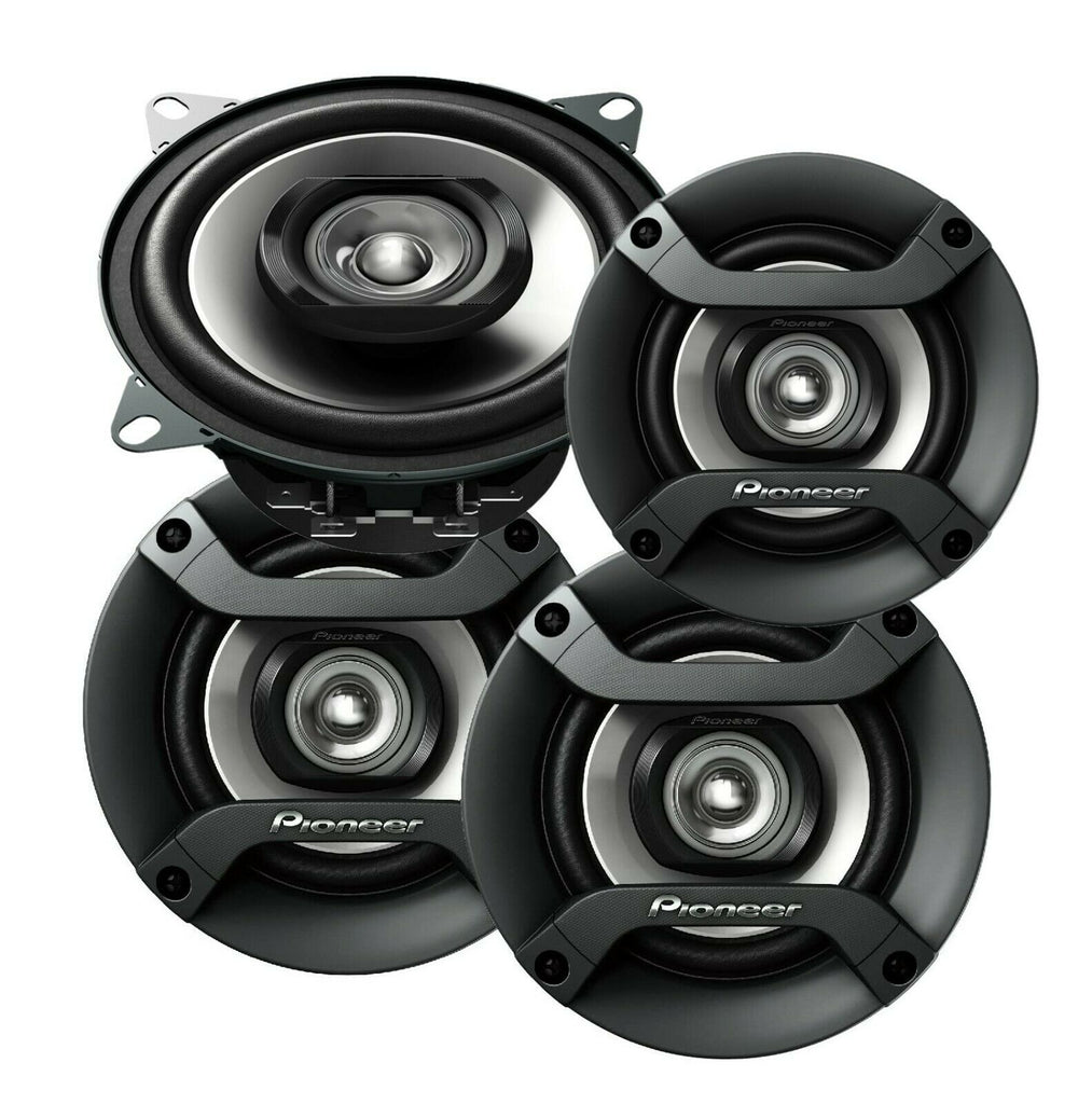 2X Pioneer TS-F1034R 4" 150W + 2x TS-F1634R 6.5" 200W Power Car Audio Speakers - Sellabi