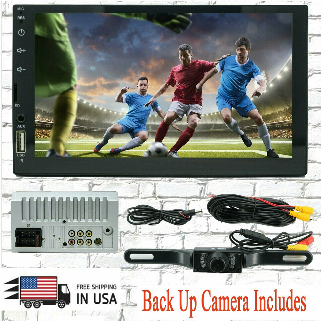 ST-X6500BT Double Din 7" MP3 Player wouch Screen USB w/ BT + Rear Camera XV30BK - Sellabi