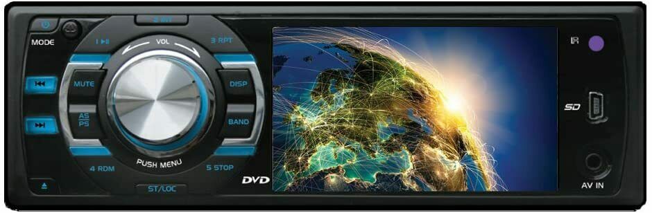GRAVITY GR-3.5USB DIGITAL LCD 3.5" DVD RECEIVER SYSTEM + REAR CAMERA XV95BK - Sellabi