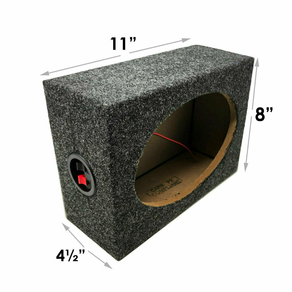 2x  Style 6 x 9 Inch Car Audio Speaker Box Enclosures, 2 Speakers - Sellabi