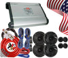 4x Power Acoustik EF-60C 6.5” Speakers+ SoundXtreme ST-250.4 Amplifier+ 4 Ch Kit - Sellabi