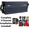 Hifonics TPS-A600.5 600W 5-Channel Compact Power Amplifier + 5 Channel Amp Kit - Sellabi