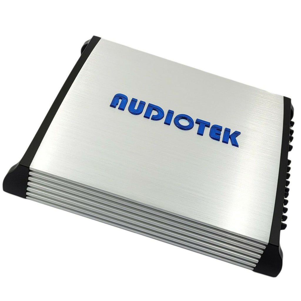 Audiotek AT-804 Full Range 1000Watts 4CH Car Amplifier +4 Channel Amp Kit Red - Sellabi