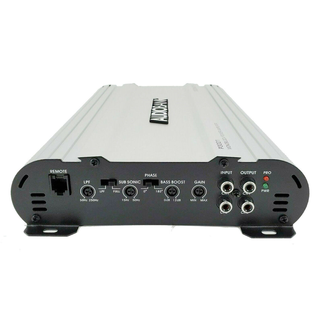 2x Soundxtreme ST-1052 2200W Subwoofers + Audiobank P3001 3000W Amp + 4 Ga Kit - Sellabi