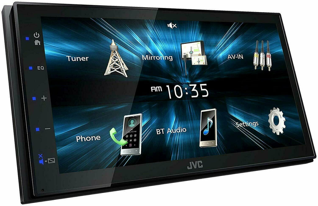 JVC Digital Media Receiver 6.8" WVGA Monitor KW-M150BT + Back-up Camera xv95bk - Sellabi
