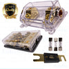 0 / 2 / 4 Gauge ANL XL Fuse Holder 3-Way Distributor AGU Fuse Car Audio 300 Amp - Sellabi