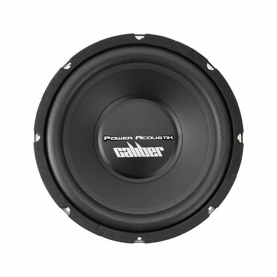 1x Power Acoustik CBW-124 Subwoofer + Audiotek AT-1600M Amplifier + 4 Ga Amp Kit - Sellabi