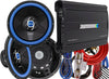 2x Hifonics ZG12D4  12 Inch Subwoofer + Autotek MM2520.2 Amplifier + 4GA AMP Kit - Sellabi