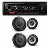 Pioneer DEH-S1000UB + 2 PAIRS KFC-1666S 300W 6.5" 2-Way Coaxial Speakers - Sellabi