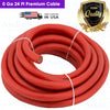 0 Gauge  24 FT  Feet Red Amplifier Power Wire Heavy Duty Premium Hot Wire Cable - Sellabi