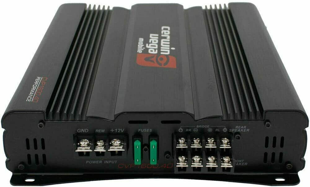 Cerwin Vega CVP1600.4D 1600W Amp + JBL GT7-96E 6x9� 3-way 210W Speakers + Kit - Sellabi