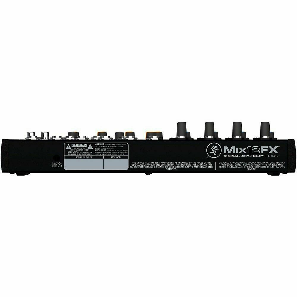 Mackie Mix12FX 12-Channel Compact Mixer with Effects 12-input Desktop Mixer - Sellabi