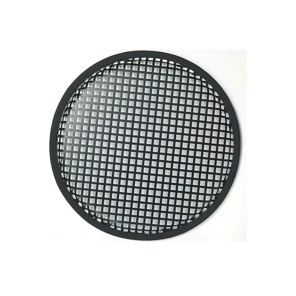 2 12 INCH SUBWOOFER SPEAKER COVER WAFFLE MESH GRILL GRILLE PROTECT GUARD W/ Clip - Sellabi