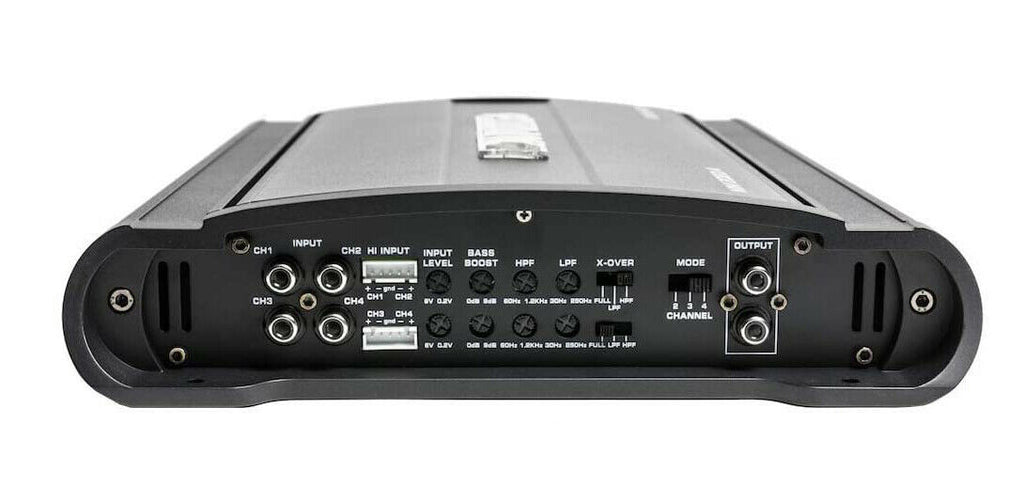 Autotek MM1620.4 Mean Machine 1600W 4 Channel Bridgeable Amplifier + 4 Ch Kit - Sellabi