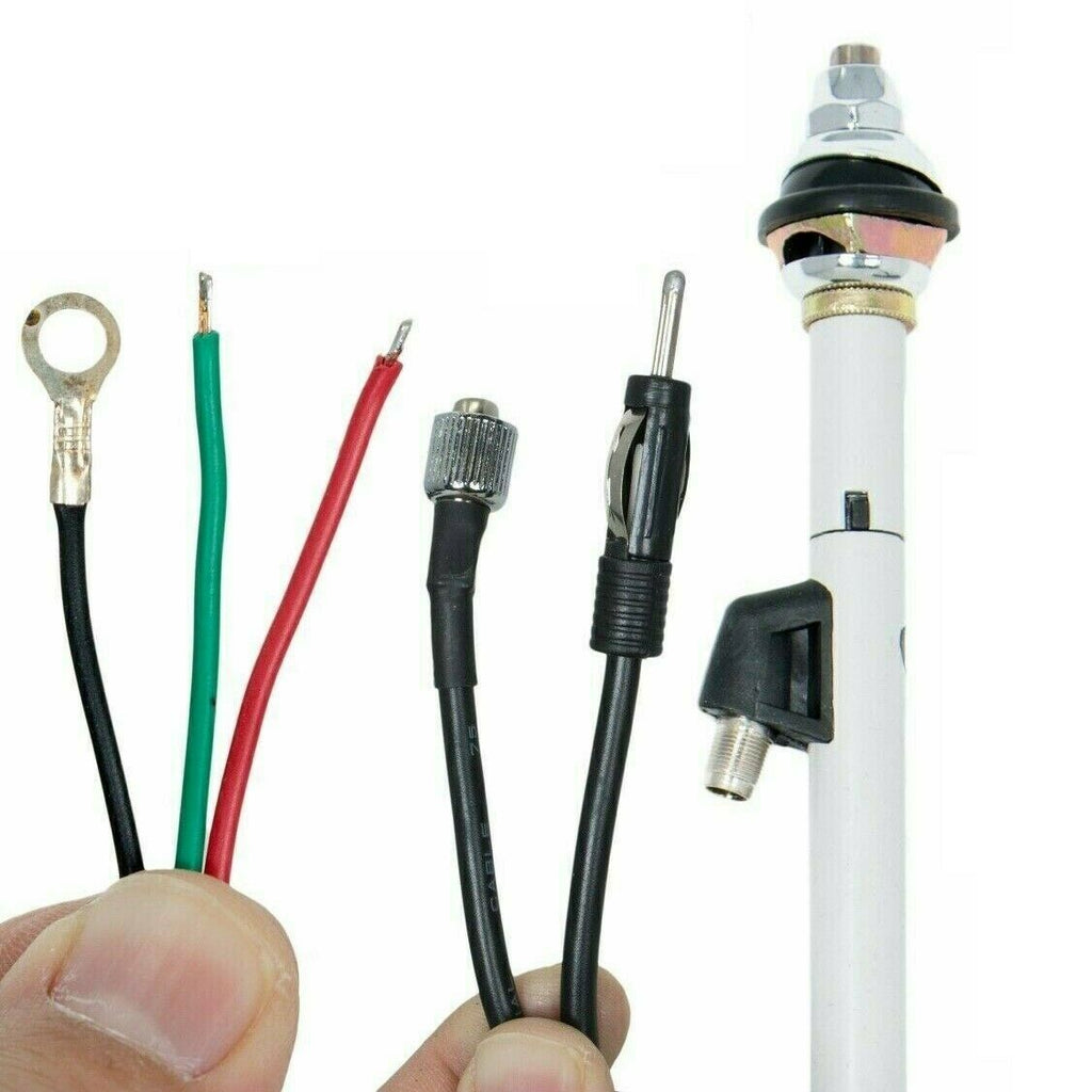 Universal Electric Power Automatic Antenna Car SUV AM FM Radio Aerial 12V Ver 1S - Sellabi