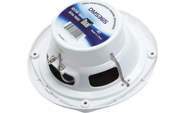 2x Dual DMS365 6-1/2" 3-way 120W Car 6.5" Marine Speakers for Boats Watercraft - Sellabi