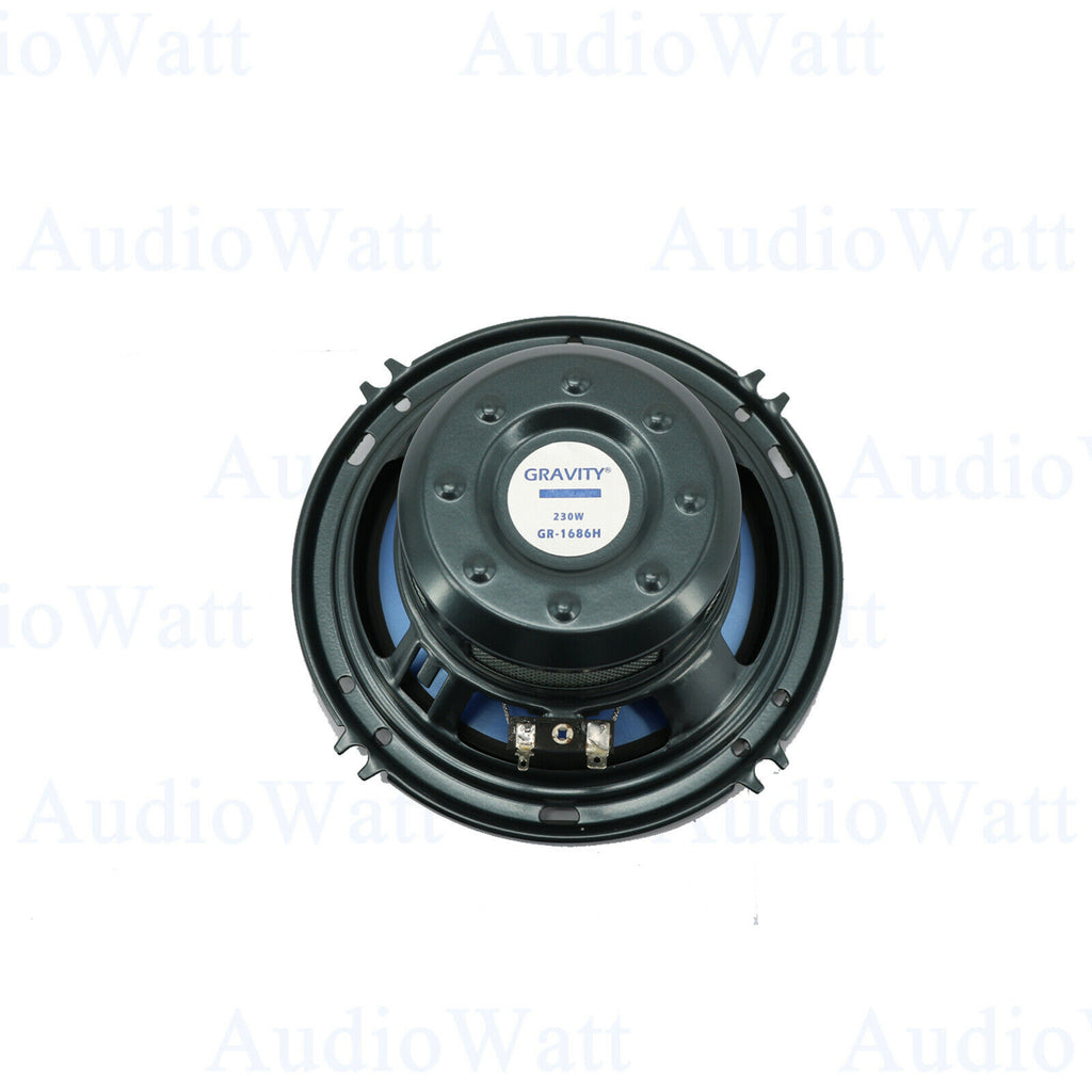 4x New Gravity 6.5" inch 2-Way 460 Watts Coaxial Car Speakers CEA Rated- 2 Pairs - Sellabi