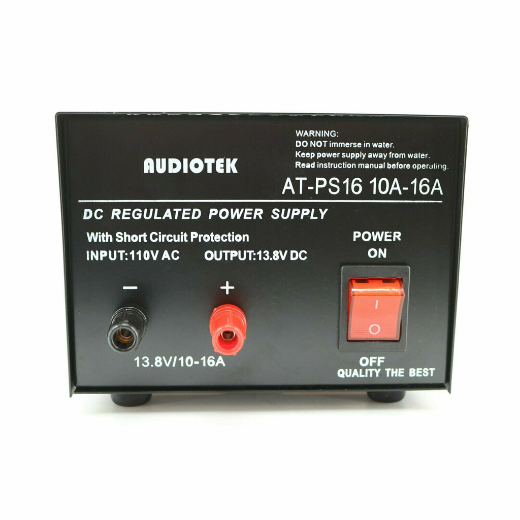 AT-PS16 13.8V 16A  amp Heavy Duty DC Regulated Power Supply Grade with Cable New - Sellabi