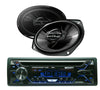 Gravity AGR-S209BT 1-Din Car Stereo Receiver +2x Pioneer TS-G6930F 6x9" Speakers - Sellabi