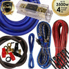 Complete 3500W 4 Gauge Car Amplifier Installation Wiring Kit Amp PK3 4 Ga Blue - Sellabi